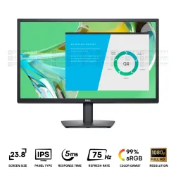 DELL E2422HN Monitor 23.8 Inch IPS FHD 75Hz 5Ms Black