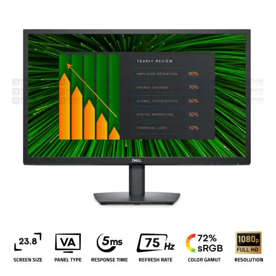 DELL E2423HN Monitor 23.8 Inch VA FHD 75Hz 5Ms Black