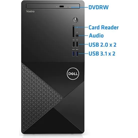 Dell Vostro 3910 Desktop Core i5 12400 8GB RAM DDR4 256GB SSD