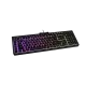 EVGA Z12 RGB Membrane Gaming Keyboard Black ,5 Programmable Macro Keys, Dedicated Media Keys, Water Resistant