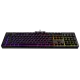 EVGA Z12 RGB Membrane Gaming Keyboard Black ,5 Programmable Macro Keys, Dedicated Media Keys, Water Resistant