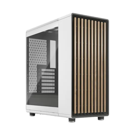 Fractal Design North  Chalk White TG Clear