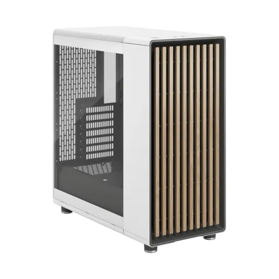Fractal Design North  Chalk White TG Clear