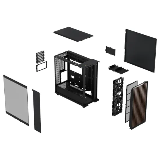 Fractal Design North XL Charcoal Black Dark TG Case