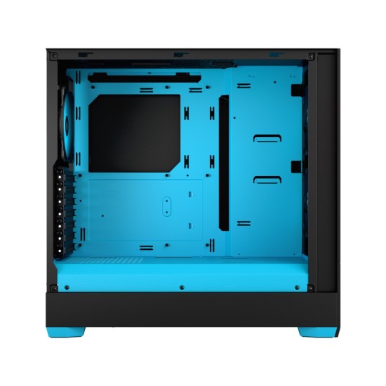 Fractal Design Pop Air RGB Cyan TG Clear Tint Case