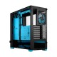 Fractal Design Pop Air RGB Cyan TG Clear Tint Case