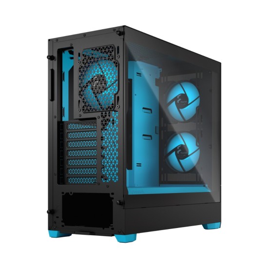 Fractal Design Pop Air RGB Cyan TG Clear Tint Case