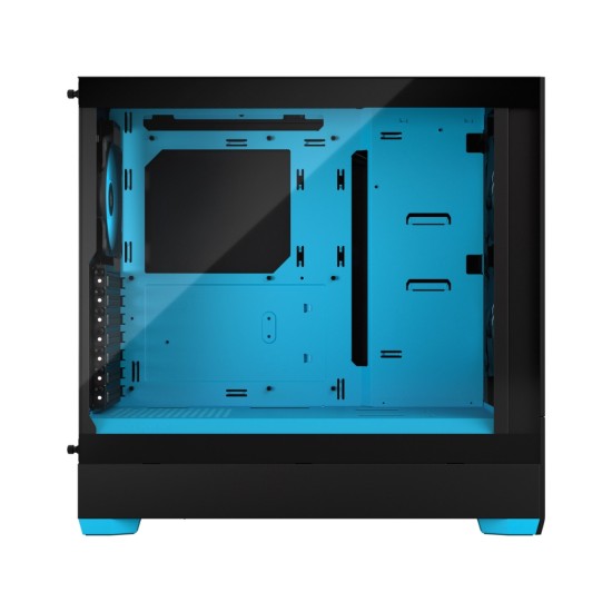 Fractal Design Pop Air RGB Cyan TG Clear Tint Case