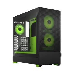 Fractal Design Pop Air RGB Green TG Clear Tint Case