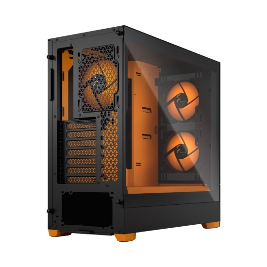 Fractal Design Pop Air RGB Orange TG Clear Tint Case