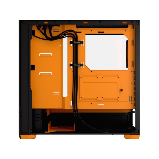 Fractal Design Pop Air RGB Orange TG Clear Tint Case