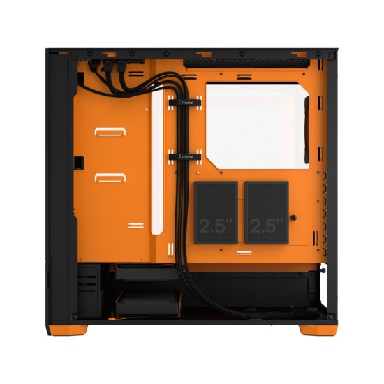 Fractal Design Pop Air RGB Orange TG Clear Tint Case