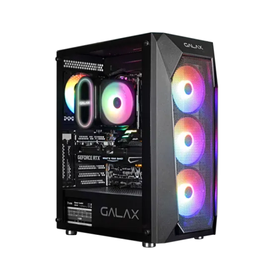 Galax Rev-05 Case with 4 RGB Fans Mesh Case