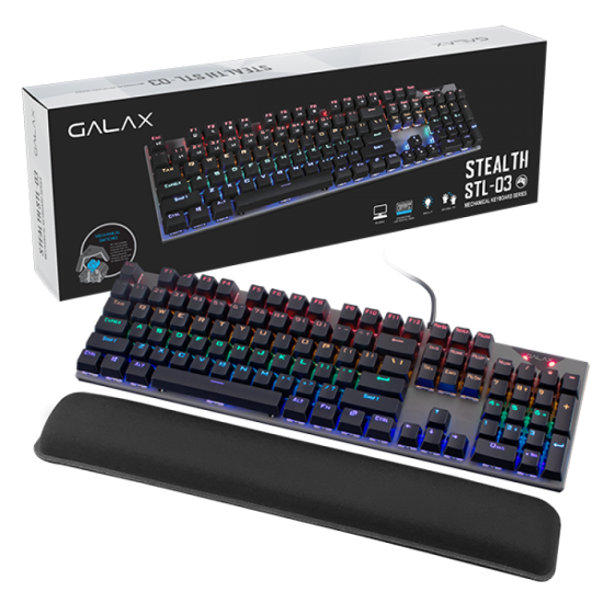 Galax STL-03 Mechanical Gaming Keyboard Blue switch - Black