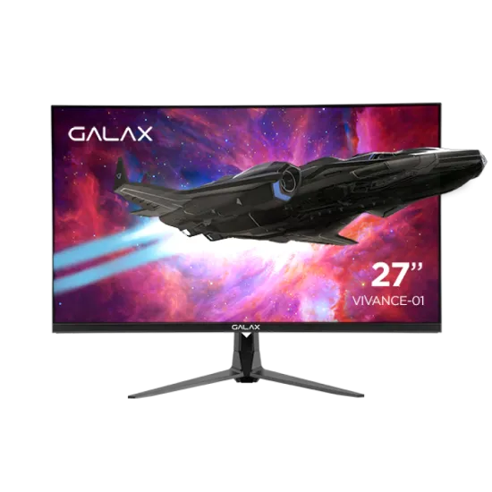 Galax Vivance-01 Gaming Monitor 27 Inch IPS 2K 165Hz 1ms Black