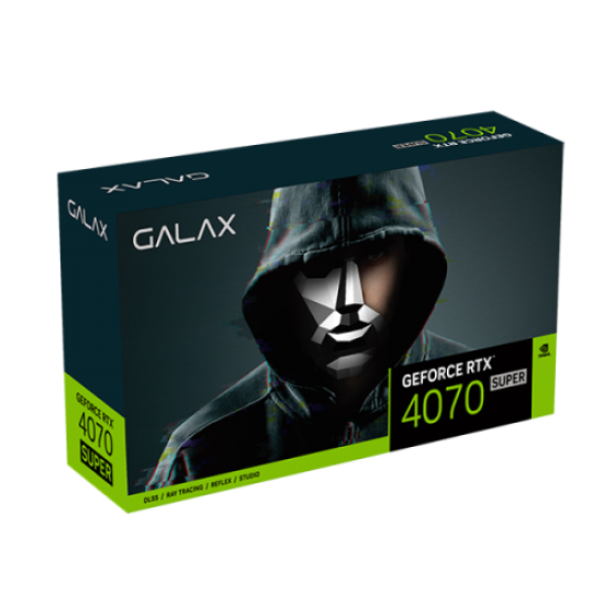 GALAX GeForce RTX 4070 SUPER 12GB GDDR6X OC BLACK Graphics Card