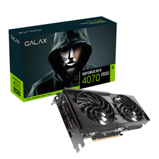 GALAX GeForce RTX 4070 SUPER 12GB GDDR6X OC BLACK Graphics Card