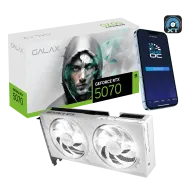 GALAX GeForce RTX 5070 1-Click OC 12GB GDDR7 Graphics Card White GALAX GeForce RTX 5070 1-Click OC 12GB GDDR7 Graphics Card White
