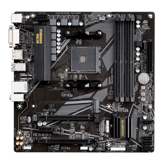 Gigabyte B550M DS3H AM4 Micro ATX Motherboard