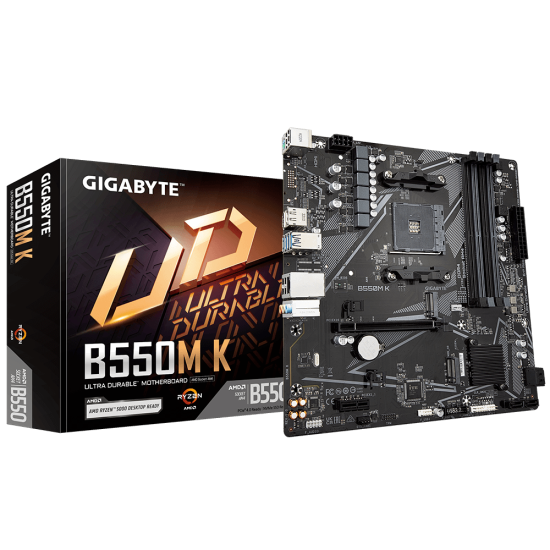 GIGABYTE B550M K Gaming AM4 Micro ATX Motherboard