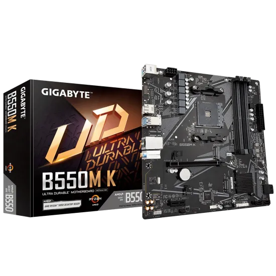 GIGABYTE B550M K Gaming AM4 Micro ATX Motherboard