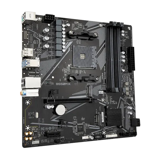 GIGABYTE B550M K Gaming AM4 Micro ATX Motherboard