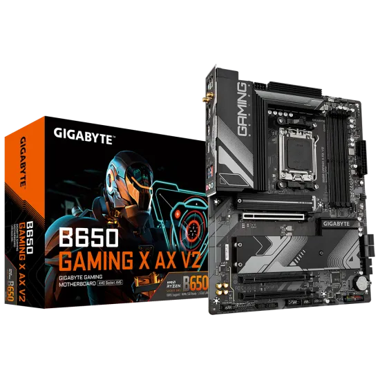 Gigabyte B650 GAMING X AX V2 DDR5 AM5 ATX Motherboard Black