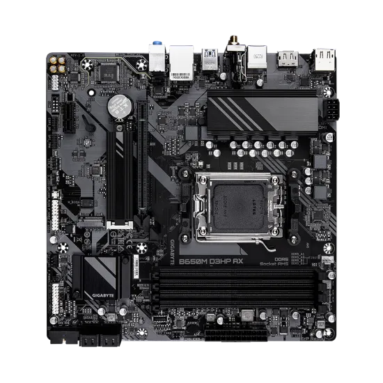 Gigabyte B650M D3HP AX DDR5 AM5 M-ATX Motherboard Black