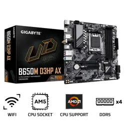 Gigabyte B650M D3HP AX DDR5 AM5 M-ATX Motherboard Black