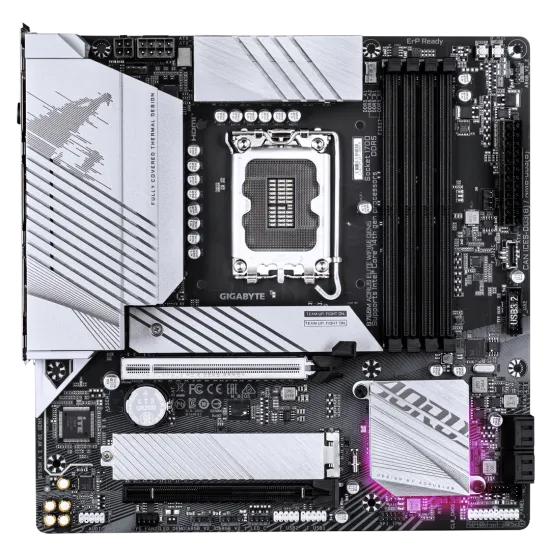 Gigabyte B760M AORUS ELITE WIFI6E GEN5 DDR5 LGA1700 ATX Motherboard Black