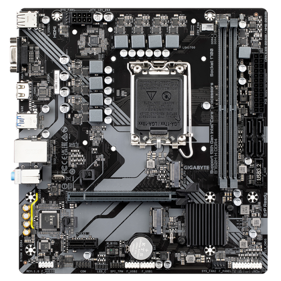 Gigabyte B760M H LGA1700 DDR4 M-ATX Motherboard