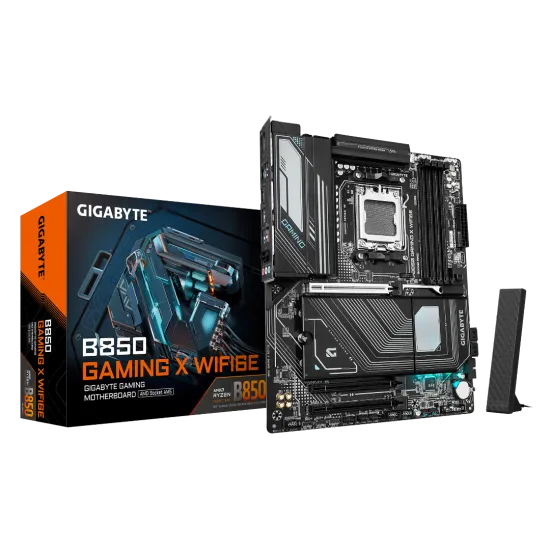 Gigabyte B850 GAMING X WIFI6E DDR5 AM5 ATX Motherboard Black
