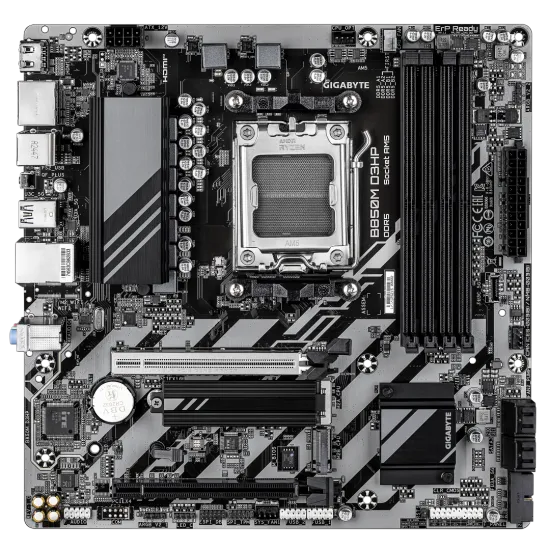 Gigabyte B850M D3HP DDR5 AM5 M-ATX Motherboard Black