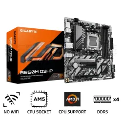 Gigabyte B850M D3HP DDR5 AM5 M-ATX Motherboard Black