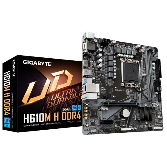 Gigabyte H610M-H DDR4 LGA1700 M-ATX Motherboard