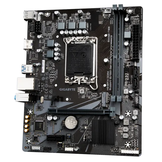 GIGABYTE H610M K DDR4 LGA 1700 M-ATX Motherboard Black