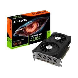 Gigabyte GeForce RTX 4060 WINDFORCE OC 8G GDDR6 Graphics Card Black