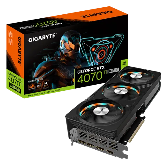 Gigabyte GeForce RTX 4070 Ti SUPER GAMING OC 16G GDDR6X Graphics Card