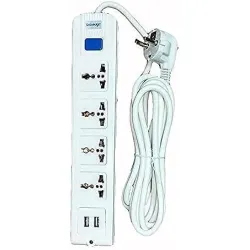 Gigamax Electricity Power Strip 4 socket 2 USB