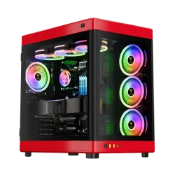 GAMDIAS NESO P1 ARGB Full Tower Gaming Case - Black & Red GAMDIAS NESO P1 ARGB Full Tower Gaming Case - Black & Red