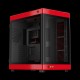 GAMDIAS NESO P1 ARGB Full Tower Gaming Case - Black & Red