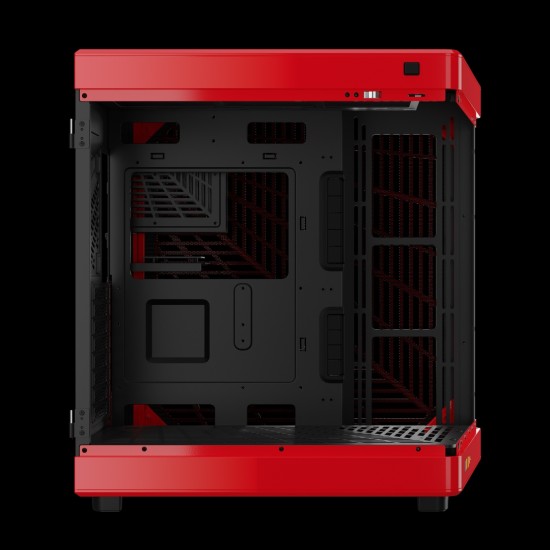 GAMDIAS NESO P1 ARGB Full Tower Gaming Case - Black & Red