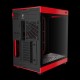 GAMDIAS NESO P1 ARGB Full Tower Gaming Case - Black & Red