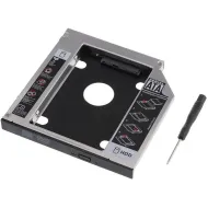 Generic Universal Second For SATA HDD 2.5 inch Caddy Thickness 9.5mm Generic Universal Second For SATA HDD 2.5 inch Caddy Thickness 9.5mm