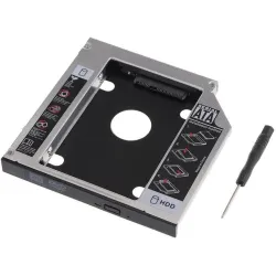 Generic Universal Second For SATA HDD 2.5 inch Caddy Thickness 9.5mm