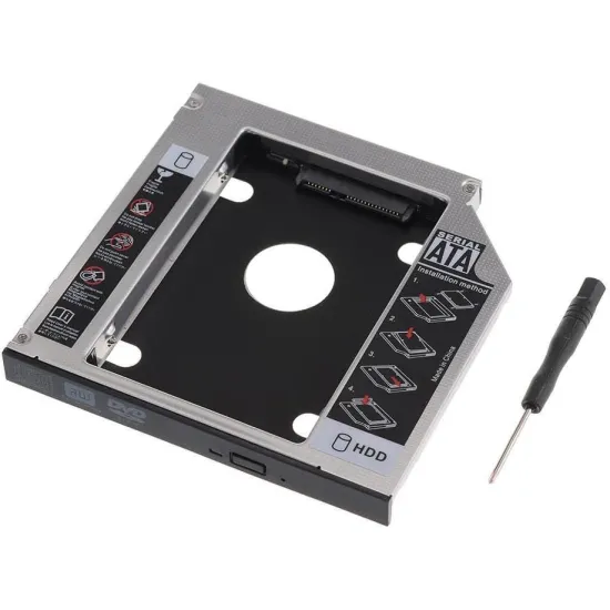 Generic Universal Second For SATA HDD 2.5 inch Caddy Thickness 9.5mm