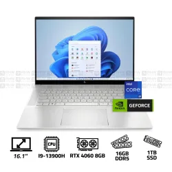 HP ENVY 16 Laptop Core i9-13900H 16GB DDR5 1TB SSD RTX 4060 8GB 16.1" 2K 120Hz Touch Screen Win 11