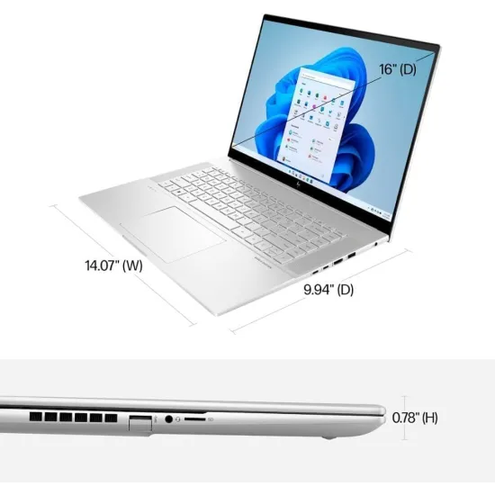 HP ENVY 16 Laptop Core i7-13700H 16GB DDR5 1TB SSD RTX 4060 8GB 16.1" 2K 120Hz Touch Screen Win 11