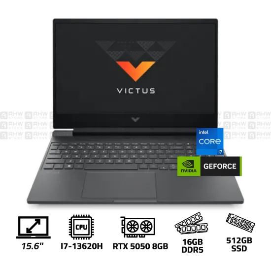 HP Victus 15-FA2352TX i7-13620H 16GB RAM 512GB SSD RTX 5050 8GB Graphics 15.6" FHD Display 144HZ WIN 11 Silver