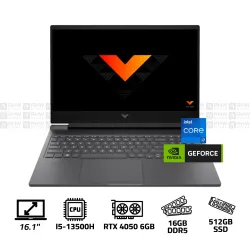 HP VICTUS 16 R0022NE Laptop Core I5-13500H 16GB DDR5 512GB SSD RTX 4050 6GB 16.1" FHD 144Hz Silver